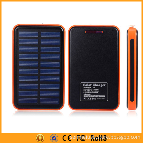 Portable Dual USB Waterproof Solar Power Bank 10000mAh Outdoor